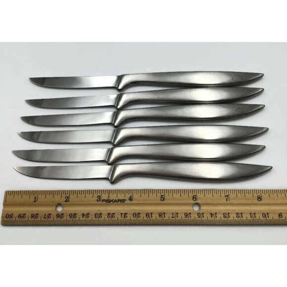 Supreme Cutlery Corp Knives Set of 5 Vintage Stainless Steel + Case S.C.C. Italy - Picture 4 of 10